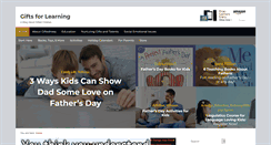 Desktop Screenshot of giftsforlearning.com